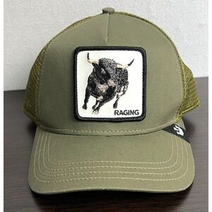 Goorin Bros Olive Green Bull Patch Hat
